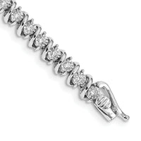 14k White Gold Diamond Bracelet-BM4643-100-WA