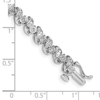 14k White Gold Diamond Bracelet-BM4646-100-WA