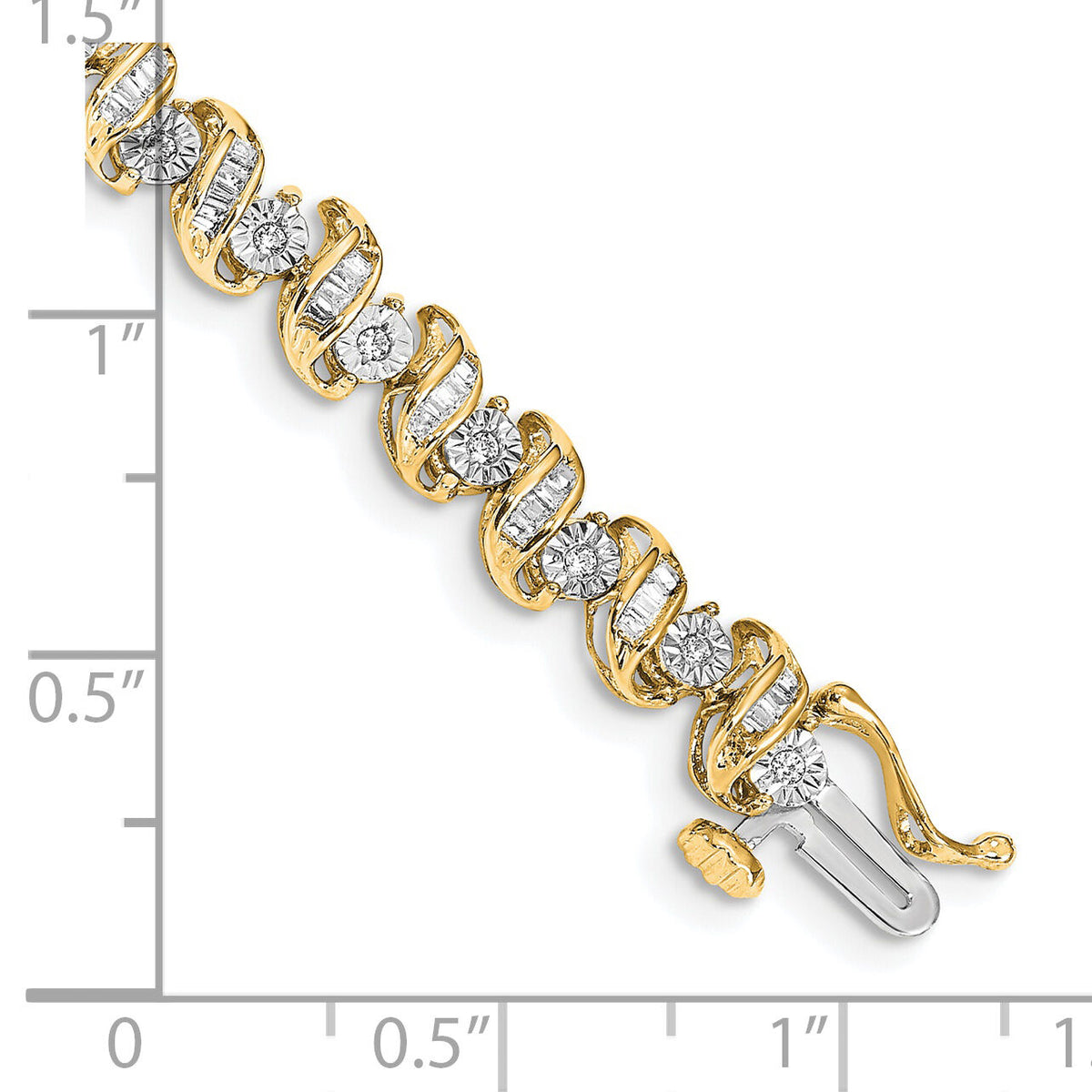 14k Diamond Bracelet-BM4646-100-YA
