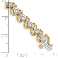 14k Diamond Bracelet-BM4647-300-YA