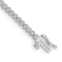 14k White Gold Diamond Tennis Bracelet-BM4648-050-WA