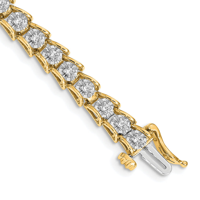 14k Diamond Bracelet-BM4654-063-YA