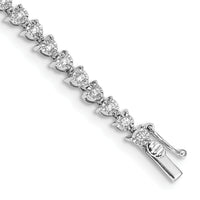 14k White Gold Diamond Bracelet-BM4655-100-WA
