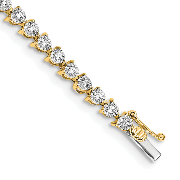 14k Diamond Bracelet-BM4655-100-YA