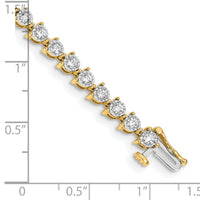 14k Diamond Bracelet-BM4656-200-YA