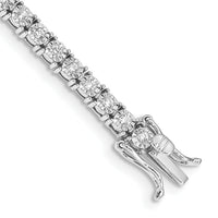 14k White Gold Illusion Setting Diamond Bracelet-BM4665-100-WA