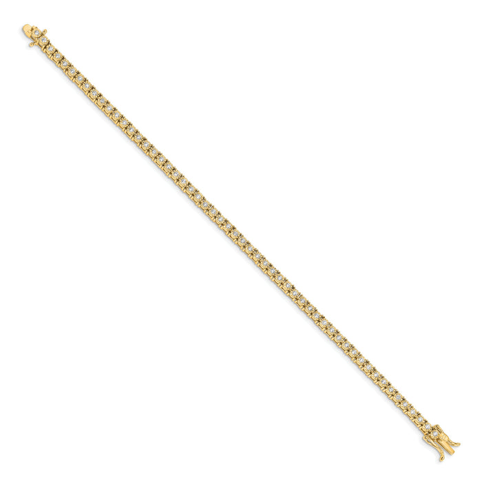 14k Illusion Setting Diamond Bracelet-BM4665-100-YA