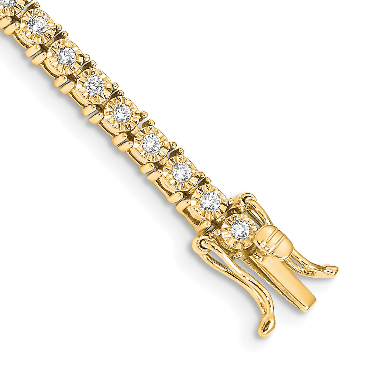 14k Illusion Setting Diamond Bracelet-BM4665-100-YA