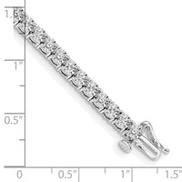 14k White Gold Illusion Setting Diamond Bracelet-BM4669-200-WA