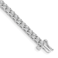 14k White Gold Illusion Setting Diamond Bracelet-BM4669-200-WA
