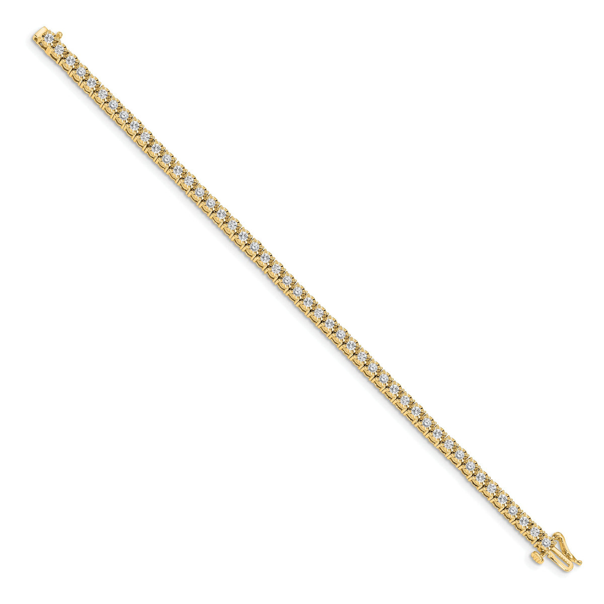 14k Illusion Setting Diamond Bracelet-BM4669-200-YA