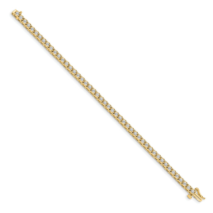 14k Illusion Setting Diamond Bracelet-BM4669-200-YA
