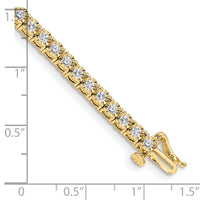 14k Illusion Setting Diamond Bracelet-BM4669-200-YA