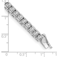 14k White Gold Diamond Tennis Bracelet-BM4671-200-WA
