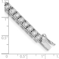14k White Gold 7.25 inch Diamond Tennis Bracelet-BM4672-300-WA