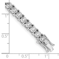 14k White Gold Illusion Setting Diamond Bracelet-BM4674-400-WA