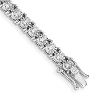 14k White Gold Illusion Setting Diamond Bracelet-BM4674-400-WA