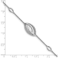 14k White Gold Diamond 7in Bracelet-BM6893-025-WA