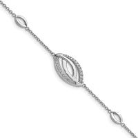 14k White Gold Diamond 7in Bracelet-BM6893-025-WA