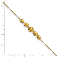 14k Marquise Citrine Bracelet-BM7200-CI-Y