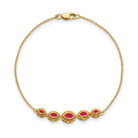 14k Marquise Ruby Bracelet-BM7200-RU-Y