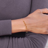 14k Marquise Ruby Bracelet-BM7200-RU-Y