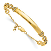 14k Diamond ID Bracelet-BM8559-028-YA