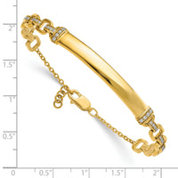 14k Diamond ID Bracelet-BM8559-028-YA