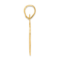 14k Polished Block Number 85 Pendant-BN85