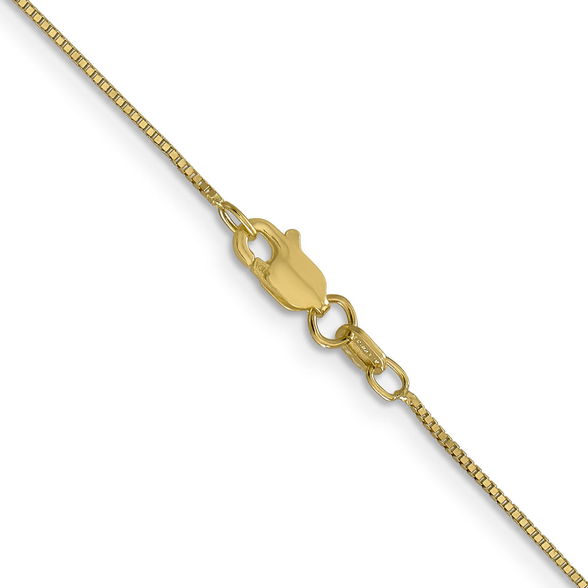 14k .7mm Box with Lobster Clasp Chain-BOX075-24