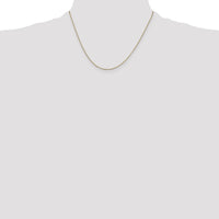 14k .7mm Box with Lobster Clasp Chain-BOX075-18