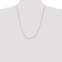 14k .7mm Box with Lobster Clasp Chain-BOX075-24