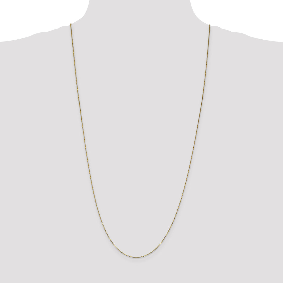 14k .7mm Box with Lobster Clasp Chain-BOX075-30