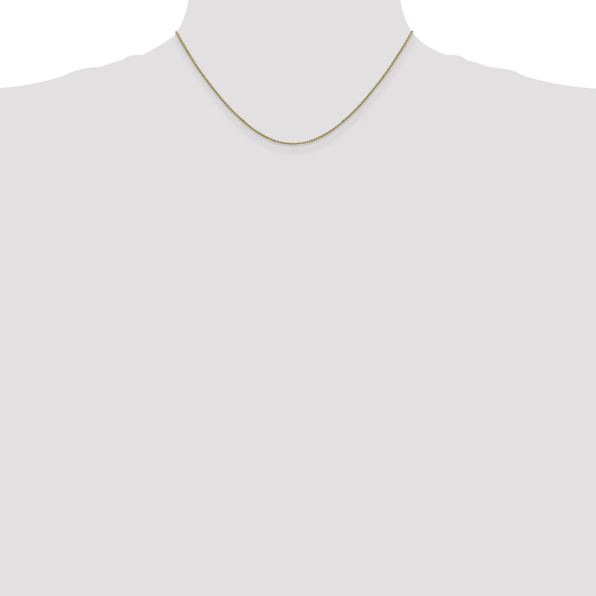 14k .9mm Box with Lobster Clasp Chain-BOX087-16