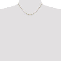 14k .9mm Box with Lobster Clasp Chain-BOX087-16