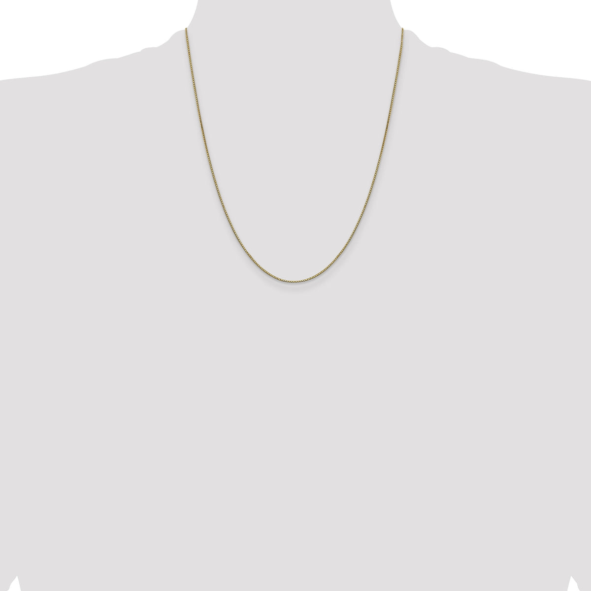 14k .9mm Box with Lobster Clasp Chain-BOX087-22
