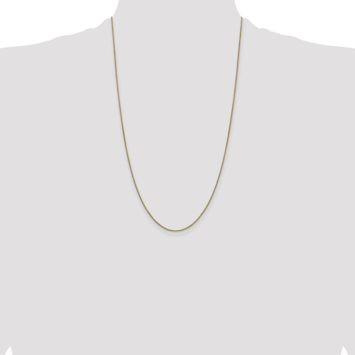 14k .9mm Box with Lobster Clasp Chain-BOX087-26