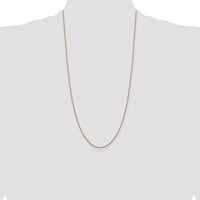 14k .9mm Box with Lobster Clasp Chain-BOX087-28