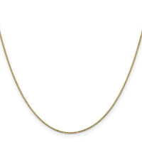 14k .9mm Box with Spring Ring Clasp Chain-BOX087S-28