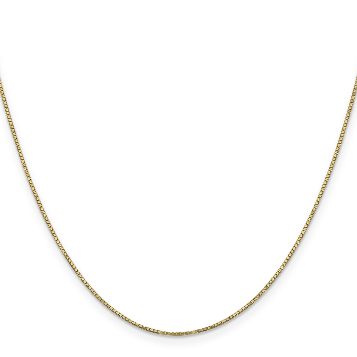 14k .9mm Box with Spring Ring Clasp Chain-BOX087S-22