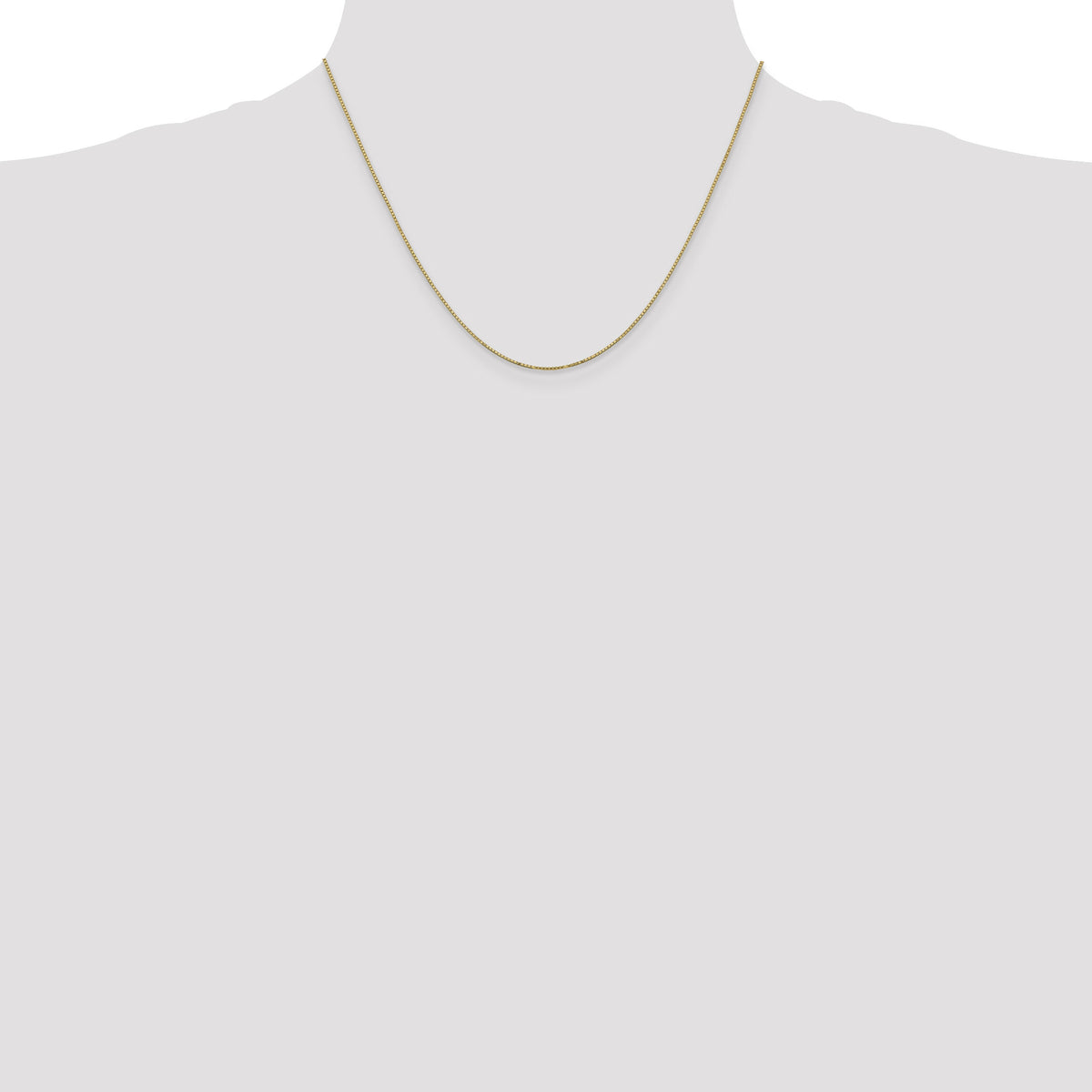 14k .9mm Box with Spring Ring Clasp Chain-BOX087S-18