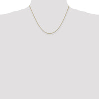 14k .9mm Box with Spring Ring Clasp Chain-BOX087S-18
