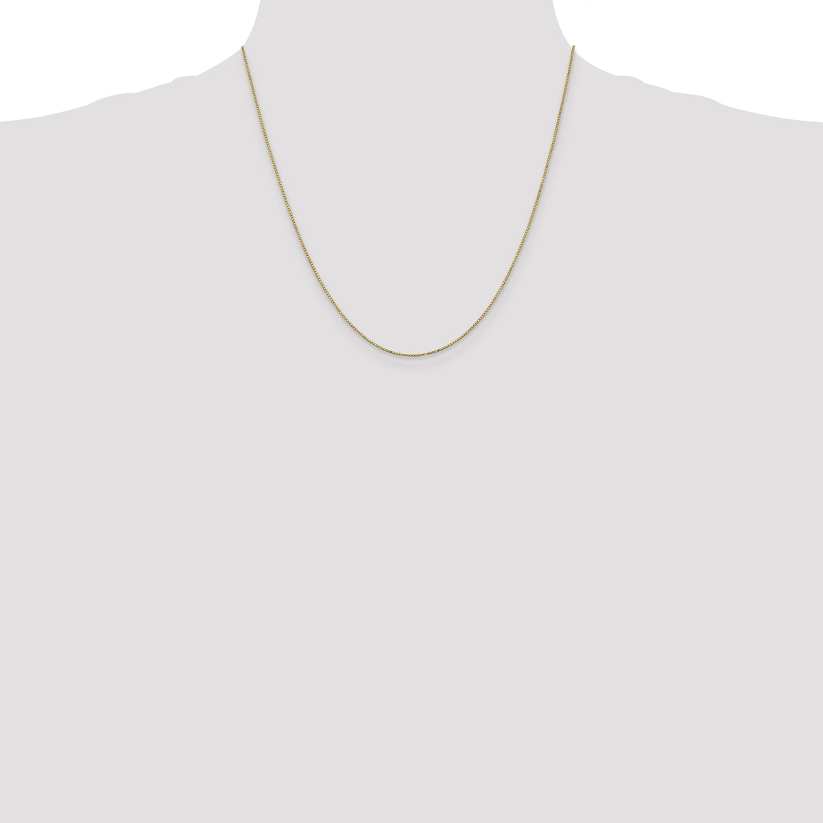 14k .9mm Box with Spring Ring Clasp Chain-BOX087S-20