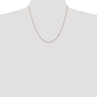 14k .9mm Box with Spring Ring Clasp Chain-BOX087S-20