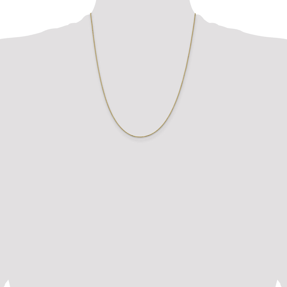 14k .9mm Box with Spring Ring Clasp Chain-BOX087S-22