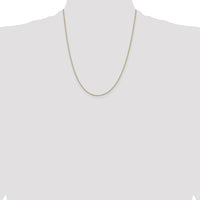 14k .9mm Box with Spring Ring Clasp Chain-BOX087S-22