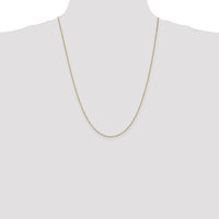 14k .9mm Box with Spring Ring Clasp Chain-BOX087S-24