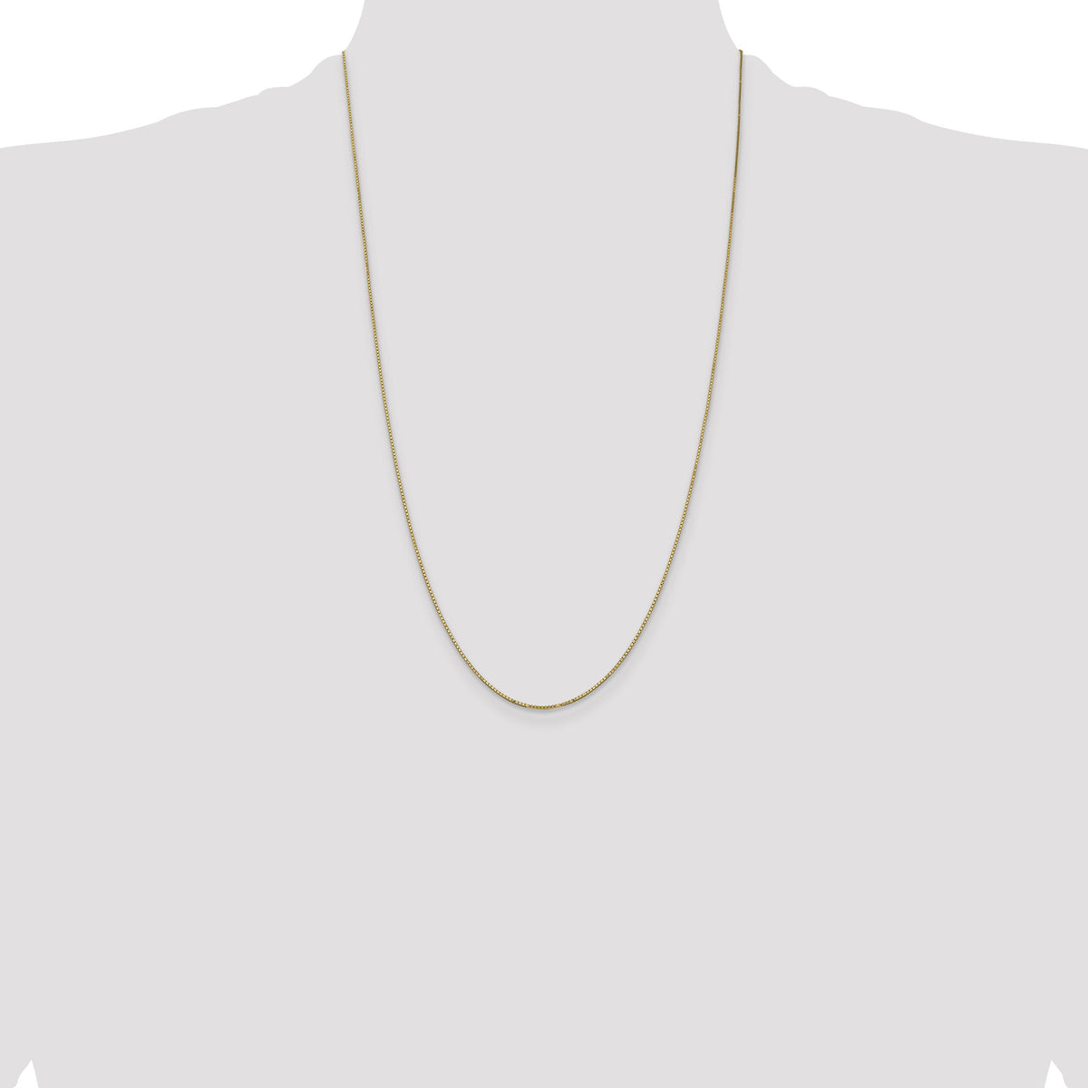 14k .9mm Box with Spring Ring Clasp Chain-BOX087S-26