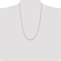 14k .9mm Box with Spring Ring Clasp Chain-BOX087S-26