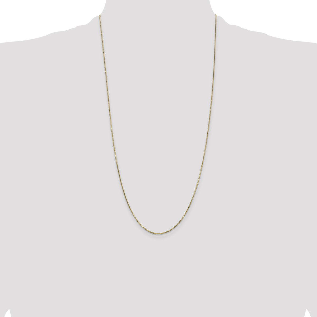 14k .9mm Box with Spring Ring Clasp Chain-BOX087S-28